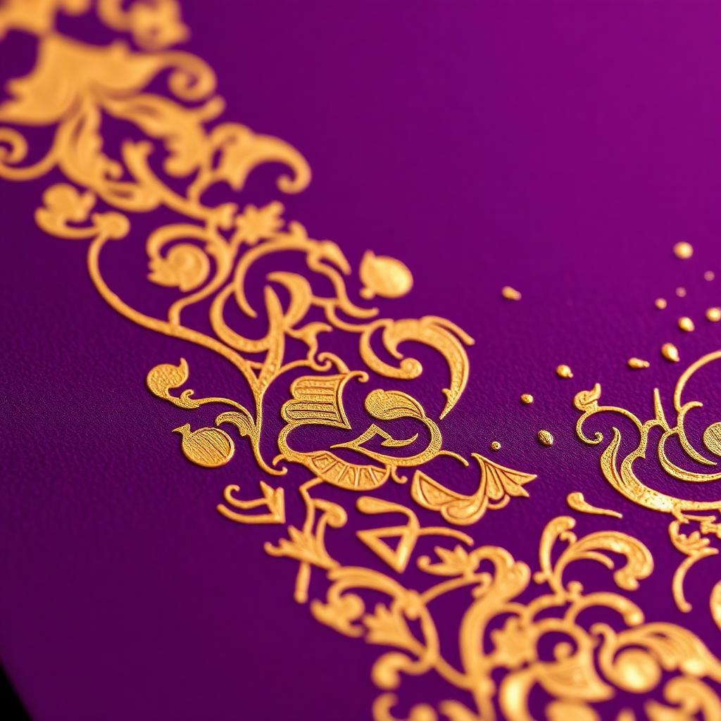 Gold Foil Detail — VYNKO Founder Deck